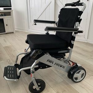 Air Hawk power chair weighs